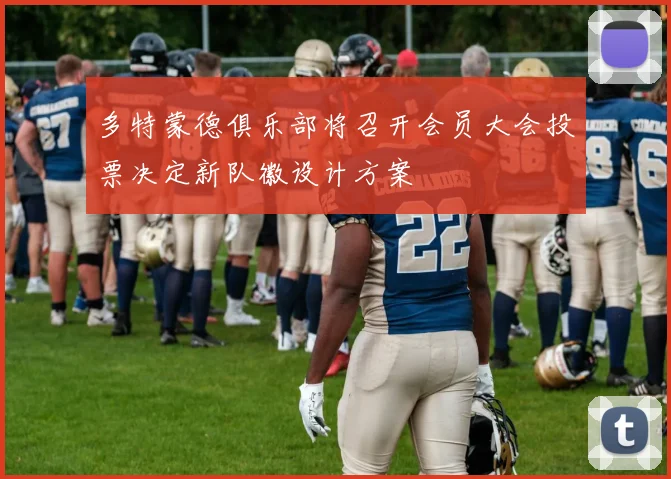 多特蒙德俱乐部将召开会员大会投票决定新队徽设计方案