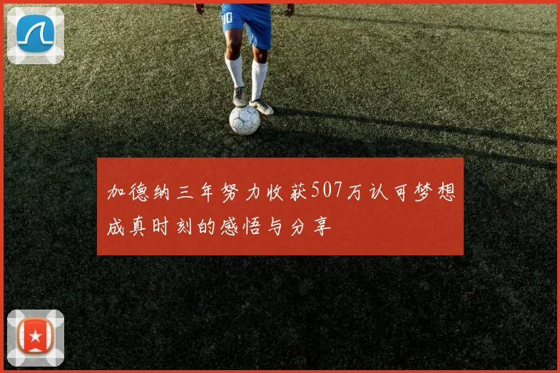 加德纳三年努力收获507万认可梦想成真时刻的感悟与分享
